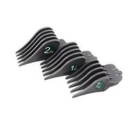 KiBcsLic Juego de 3 Peines de Corte para El Cabello, Accesorio para Recortadora de Cabello de 32 Mm, 38 Mm Y 51 Mm, Herramienta Necesaria para Cortar El Cabell, gris