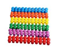 KiBcsLic Juego de Mesa de 66 Piezas de Madera para Damas Chinas, Ideal para Manualidades.