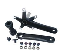 KiBcsLic Juego de para Bicicleta con Conjunto 44T y Eje Pedalier Aleación de Aluminio Peso Reducido y Rigidez Alta Cambio Suave Adecuado para Ruta y