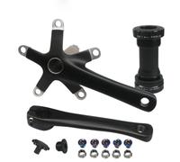 KiBcsLic Juego de para Bicicleta con Conjunto 44T y Eje Pedalier Aleación de Aluminio Peso Reducido y Rigidez Alta Cambio Suave Adecuado para Ruta y