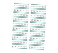 KiBcsLic Juego de pizarras con recta numérica del 100 al 100. Decoraciones versátiles y prácticas para, ideales para bordes de pizarra, para niños y