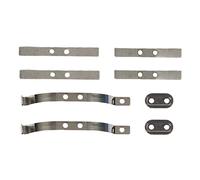 KiBcsLic Juego de Resortes de Hojas para Coche RC Barra de Acero para Suspensión Torre de Amortiguadores Accesorios de Hoja Metal Fuerte Y Li, Estilo 1