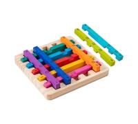 KiBcsLic Juego de Viaje Apilable con 120 Desafíos, Resolución de Problemas, Creatividad E Imaginación.