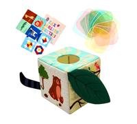 KiBcsLic Juguete de Caja de Pañuelos, Juguete Sensorial, Juguete para Desarrollar La Motricidad Fina, Juguete de Aprendizaje Temprano, Juguete de Desarrollo.
