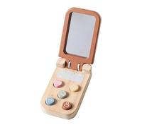 KiBcsLic Juguete de Madera con Forma de Teléfono Móvil para Bebés, Ideal para Fiestas de Cumpleaños Y como Juguete Sensorial para Niños Y Niñas.