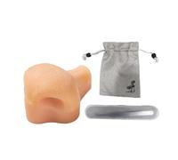 KiBcsLic Juguete Nariz Fresa Removedor Espinillas Popper Nariz Accesorio Escritorio Material Silicona Sensación Relajante Adecuado para Entretenimiento