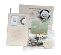 KiBcsLic Kit de Radio DIY para Practicar Soldadura, enseñar, educar, Practicar y Aprender. Juego de Montaje de Radio para Amantes de electrónica.