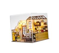 KiBcsLic Kits de Casas en Miniatura para Hacer Tú Mismo, Minicasas de Muñecas, Manualidades, Casa de Muñecas para Un Festival de Amigos