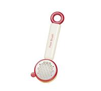 KiBcsLic Lima de pies 3 en 1: ligera, resistente y compacta. Exfoliante portátil de doble cara para pies, ideal para uso doméstico y en salones de belleza, Rojo