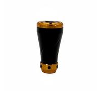 KiBcsLic Mango de Carrete de Pesca Ligero Mango Carrete Pesca para Captura, Black Gold