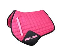 KiBcsLic Manta para Silla de Montar, para Caballos, Cómoda, Portátil, Amortiguadora, Transpirable, Accesorio Deportivo, Cojín, Colchoneta de Equitación, Rosa