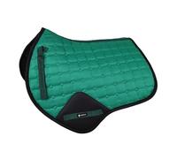 KiBcsLic Manta para Silla de Montar, para Caballos, Cómoda, Portátil, Amortiguadora, Transpirable, Accesorio Deportivo, Cojín, Colchoneta de Equitación, Verde Oscuro