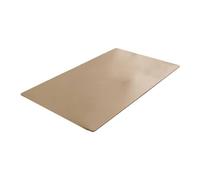 KiBcsLic Mantel Rectangular de PU, Impermeable y Reutilizable, con Borde elástico para Cocina, Café Ligero, 70cm X 130cm