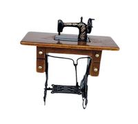 KiBcsLic Máquina de Coser en Miniatura a Escala 1/12, Micropaisaje Coleccionable, Decoración, Minimodelo