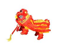 KiBcsLic Marioneta con Varilla para Las Celebraciones del año Chino, Rojo Amarillo