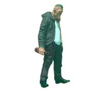 KiBcsLic Miniatura de Motocicleta Ladrona a Escala 1/64 para La Maqueta de Una Estación de Tren, Toma la Botella