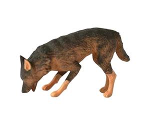 KiBcsLic Modelo de Animal en Escala 1:64, Prop Fabricado en Resina, Pintado Realistamente, Ideal para Dioramas Y Proyectos DIY, Pastor