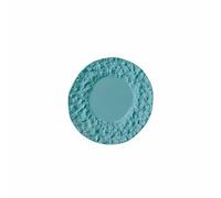 KiBcsLic Modelo de Plato con Textura de Roca Diseño Realista Plato de Cena Miniatura con Textura Acabados Detallados para Coleccionistas, Dioramas, Azul, 37-4mm