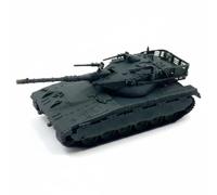 KiBcsLic Modelo de Tanque a Escala 1/144 Torreta Móvil Modelo de Tanque Escala 1/144 para Modelistas, Merkava Mk2 Verde