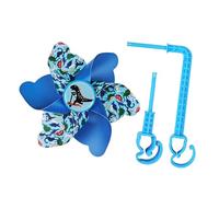 KiBcsLic Molinillo de Viento para Bicicleta Niños Accesorio Manillar Decoración Creativa Giratoria Material PP Adecuado para Bicicletas Scooters, Dinosaurio