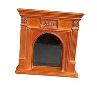 KiBcsLic Muebles de Casa de Muñecas a Escala 1/12, Chimenea, Artesanía de Madera, Decoración para Casa de Muñecas