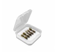 KiBcsLic NINFA de Mosca de Agua para Pesca Atado a Mano NINFA Alta Resistencia Carnadas Artificiales para Ríos y Arroyos, 14