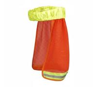 KiBcsLic Parasol de Malla para Casco de Alta Visibilidad Parasol de Casco Reflectante Secado Rápido para Obreros