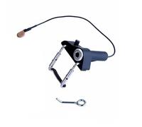 KiBcsLic Pastilla para Violín Piezoeléctrica Micrófono Captador Transductor Sensibilidad Máxima y Respuesta Amplia Almohadilla de Goma Que la Superficie, CV-17 Con Control De Volumen