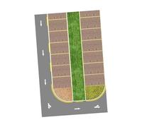 KiBcsLic Pegatina de estacionamiento a Escala 1/64, Modelo de automóvil Fundido a presión 1:64, Material didáctico Educativo Coleccionable, Multifuncional, 25x40cm