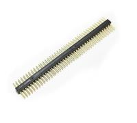 KiBcsLic Pin Header Redondo para Placa PCB Conector Divisor de Pines Interfaz Modular Diseño Reducido Adecuado para Prototipado Tareas Electrónicas Educación, 1x40p, Filaúnic Macho