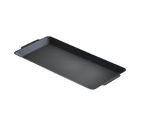 KiBcsLic Plancha de Cocina de Acero Inoxidable para Sartén de Asar Y Freír con Superficie Plana Limpieza Sencilla Adecuada para Cocina Doméstica Camping Y Even, S