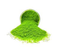KiBcsLic Polvo de Césped Artificial para Decoración de Terreno, Miniaturas de Césped, 185 Ml, Césped Sintético para Calles, Edificios, Jardines de Hadas Y Pais, Color Verde Claro