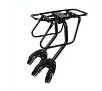 KiBcsLic Portaequipajes Trasero para Bicicleta de Montaña Ligero Portabultos de Liberación Rápida para Bicicleta Impermeable y Antióxido para Cicloturistas, con Barandilla