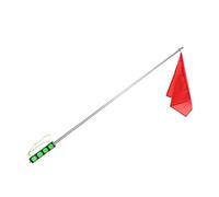 KiBcsLic Poste Telescópico para Bandera de Trote de Caballos, Equipo Retráctil para Entrenamiento de Caballos, Poste de 1.6 M