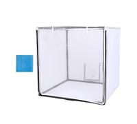 KiBcsLic Pulverizador de Pintura Portátil con Cortina, Pulverizador, Multiusos para Maquetas, Manualidades, Piezas de Juguetes, Clavos Y Más, 44 Cm