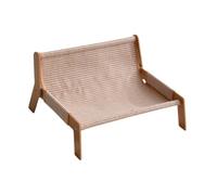 KiBcsLic Rascador Y Tumbona para Gatos (función: 52 X 44 X 29 Cm), Cojín de Tela de Yute