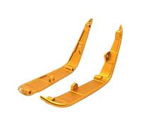 KiBcsLic Reemplazo de Protección Delantera de Aluminio para Coche RC H12Y 1:12 Profesional, Dorado