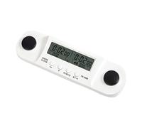 KiBcsLic Reloj de Ajedrez Digital Temporizador para Juegos de Mesa con Reglas Modificables Alarma Electrónica Y Memoria Adecuado para Partidas Competitivas Y E, Blanco