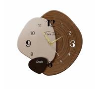 KiBcsLic Reloj de Pared LED Estilo Retro Reloj de Pared con Luz LED Brillo Ajustable Decoración del Hogar para Dormitorio, Oficina, 40 40cm, Time Secret Regular