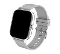 KiBcsLic Reloj Inteligente Deportivo de Fitness Pulsómetro con Podómetro Y Pantalla Táctil de 1.83 Pulgadas con Llamadas Adecuado para, Gris