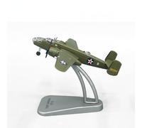KiBcsLic Réplica de Avión B-25 de Aleación Miniatura Militar Auténtica Modelo Detallado Maqueta Coleccionable con Soporte Adecuado para Decorar Escritorios Salas de Estudio Celebrar Historia