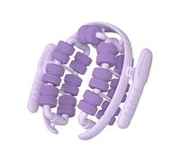 KiBcsLic Rodillo de Masaje Muscular, Cobertura Total, Masajeador de Piernas de Mano para Pantorrillas, Piernas, Cintura, Equipo de Culturismo Y Deportes de INT, PÚrpura