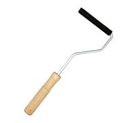 KiBcsLic Rodillo Laminador de Resina de Fibra de Vidrio con Mango de Madera Cómodo. Rodillo de Burbujas Ergonómico Portátil Profesional para Reparación de, 4inch