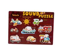 KiBcsLic Rompecabezas de Madera con Sonidos para El Desarrollo Infantil, Cumpleaños para Niños Pequeños en Edad Preescolar.