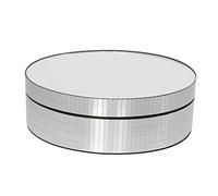 KiBcsLic Rotating Display Stand Expositor Giratorio Motorizado Base Rotativa Ajustable para Productos Función de Ajuste Manual Adecuado para Fotogra, Plata