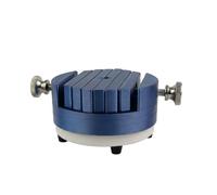 KiBcsLic Soporte Grabado Resina Técnica Abrazadera Giratoria Acero Inoxidable Sujeta-Sellos, Azul Superior Blanco Inferior