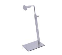 KiBcsLic Soporte para Bolsos con Un Solo Estante de Altura Ajustable para Oficina, Escritorio, Dormitorio, Hogar Y Negocio, Barra Redonda, Individual