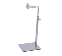 KiBcsLic Soporte para Bolsos con Un Solo Estante de Altura Ajustable para Oficina, Escritorio, Dormitorio, Hogar Y Negocio, Barra Cuadrada, Individual