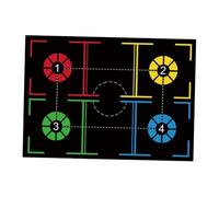 KiBcsLic Tapete para Ejercicios de Pies de Baloncesto, Estilo F