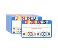 KiBcsLic Tarjetas Perforadas de, Pegatinas de Incentivo, Suministros para Maestros, Portátiles para La Escuela Y El Hogar, 45d